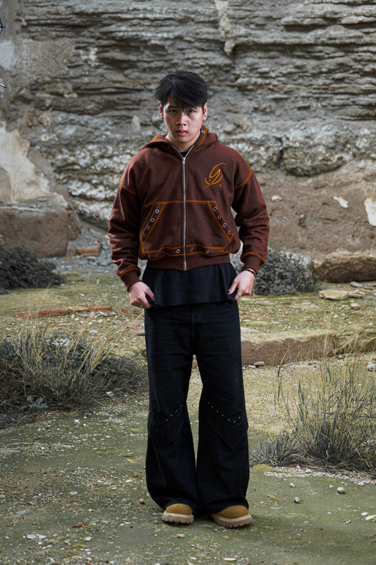 SUDADERA MARRÓN SYONBRAND