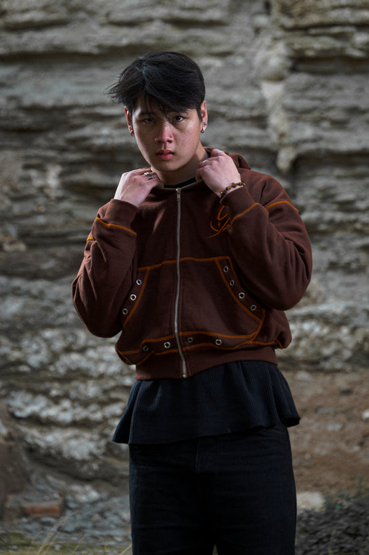 SUDADERA MARRÓN SYONBRAND